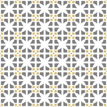 Ornament pattern design template with decorative motif.  background in flat style vector