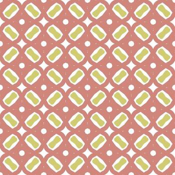 Ornament pattern design template with decorative motif.  background in flat style vector