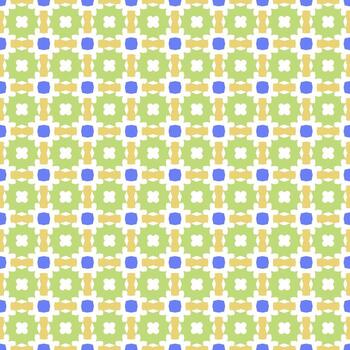 Ornament pattern design template with decorative motif.  background in flat style vector