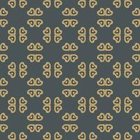 Ornament pattern design template with decorative motif.  background in flat style. repeat and seamless vector