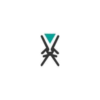 Logo design with ornament concept vector