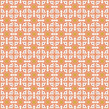 Ornament pattern design template with decorative motif.  background in flat style vector