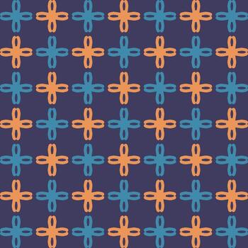 Ornament pattern design template with decorative motif.  background in flat style. repeat and seamless vector