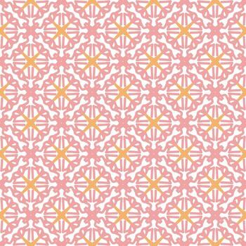 Ornament pattern design template with decorative motif.  background in flat style vector