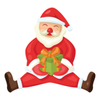 Père Noël claus cadeaux png