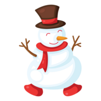 cute christmas snowman png