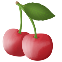 Red delicious cherry png