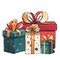 bunt Geschenke Kisten png