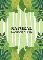 green plant natural background pattern vector