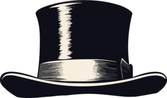 The Iconic Top Hat AI Generative png