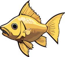 fresco pesce ai generativo png