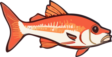 Fresco pescado ai generativo png