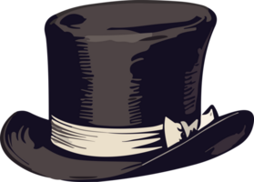 The Iconic Top Hat AI Generative png