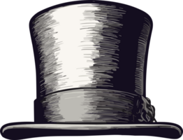 The Iconic Top Hat AI Generative png