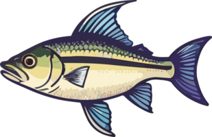 Fresco pescado ai generativo png