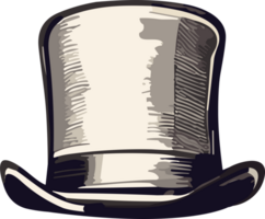 The Iconic Top Hat AI Generative png