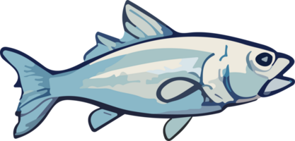 Fresco pescado ai generativo png