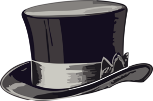 The Iconic Top Hat AI Generative png