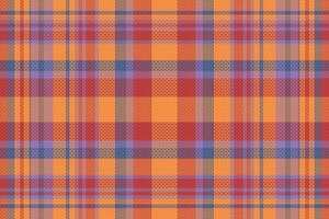 Tartan plaid pattern with texture and coffee color. vector