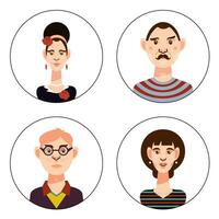 Collection of Avatars vector