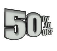 Number 3d of 10 to 90 percent for promotion or discount png