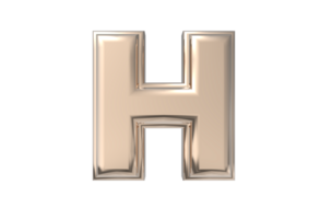 Text A to Z 3d with style color golden png