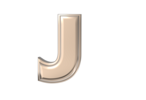 Text A to Z 3d with style color golden png