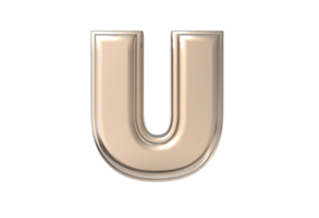 Text A to Z 3d with style color golden png