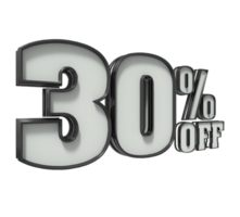 Number 3d of 10 to 90 percent for promotion or discount png