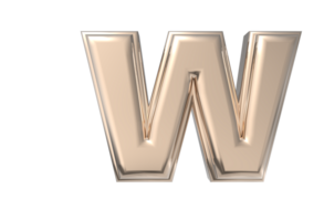 Text A to Z 3d with style color golden png