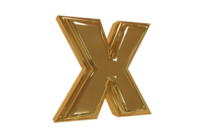 Style text 3d A to Z with color gold png