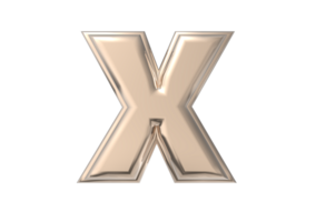 Text A to Z 3d with style color golden png
