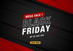 Vector realistic Black Friday sales background