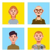 Collection of Avatars vector