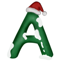 Christmas Alphabet A to Z so cute png