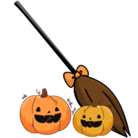 carino zucca nel Halloween png