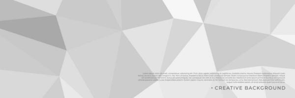 abstract grey white geometric background vector