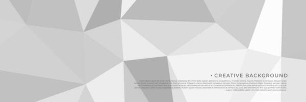 abstract grey white geometric background vector