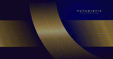 abstract modern futuristic dark background with glowing lines vector