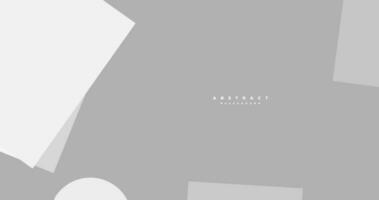 Abstract Modern geometric White and Gray Vector Backgrounds