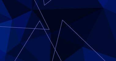 abstract modern blue background with triangles vector