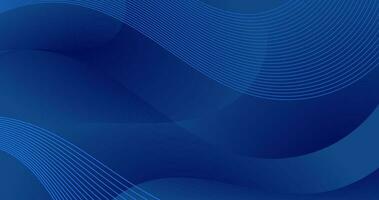 abstract blue wave gradient background vector