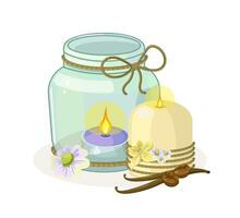 Illustration of Aromatic Candle vector