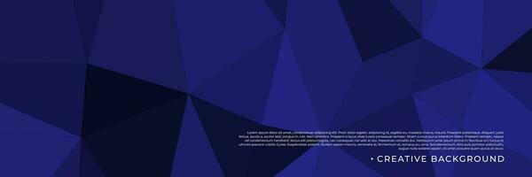 abstract blue triangles background for design vector