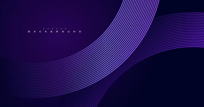 abstract modern futuristic dark background with glowing lines vector