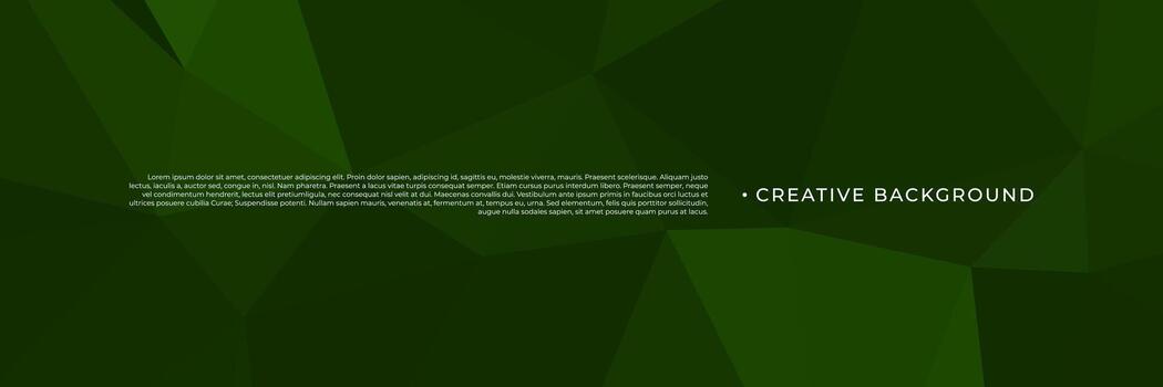 abstract green triangles background for design template vector