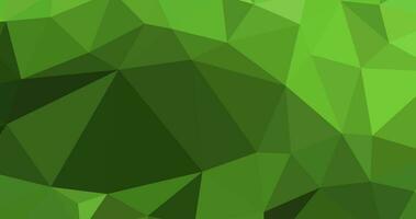 abstract green triangles background for design template vector