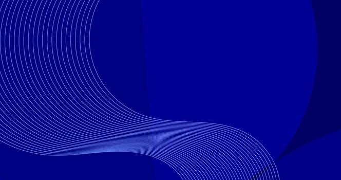 abstract blue color background with dynamic shapes composition vector