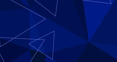 abstract modern blue background with triangles vector