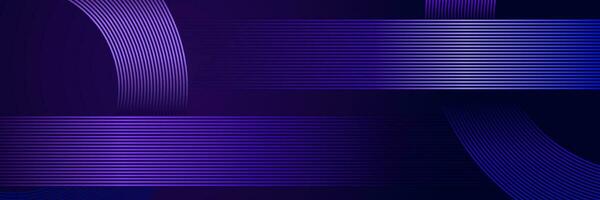 abstract modern futuristic dark background with glowing lines vector